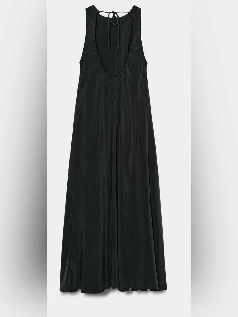 Zara Black Backless Maxi Dress